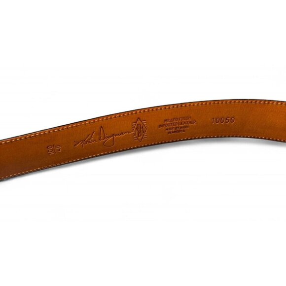 Martin Dingman Black Milled Finished Imported Leather Belt, Size 100/40, Office - Picture 6 of 7
